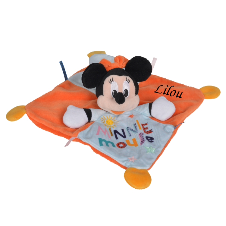  minnie souris plat indigo dreams orange bleu 25 cm 